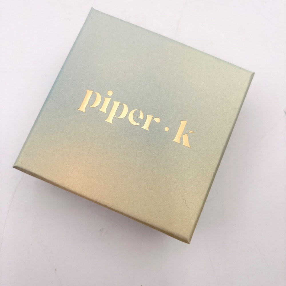Piper K Glass Pearl Fish Drop Earrings Gold Tone Cubic Zirconia Nautical NIB - Picture 2 of 2